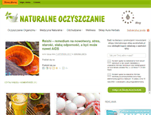 Tablet Screenshot of naturalneoczyszczanie.pl